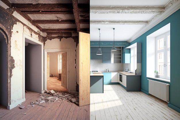 Trabajo de remodelación realizado